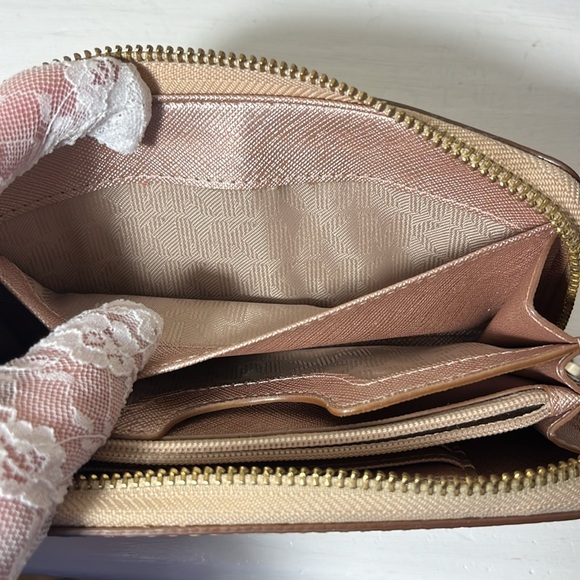 Michael Kors Rose Gold Zip Around Wallet - Price Firm - Picture 12 of 12